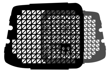 Raamrooster set achterdeuren Volkswagen Caddy Maxi 2004 tot 2020.