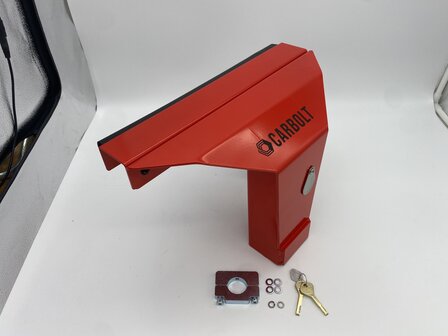 Carbolt 100 Verkleinstuk - optie rubberen stootstrip - Rood