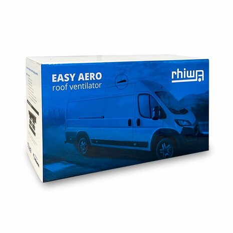 Rhiwa Easy Aero Electric dak ventilator bestelwagen – ZWART